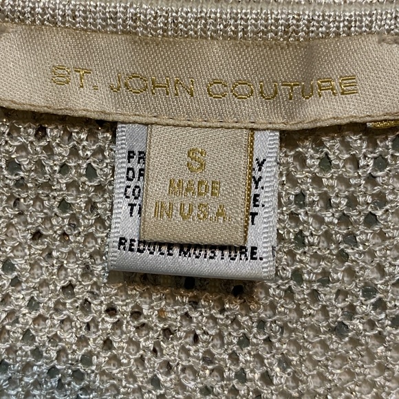 ST. JOHN COUTURE WOMEN'S TOP MADE IN USE - Picture 7 of 8
